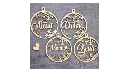 Bolas de Navidad personalizadas.