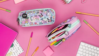 Detalles para niñas niños estuche con gomas de colores para hacer