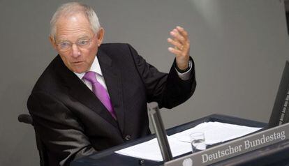 El ministro alem&aacute;n de Finanzas, Wolfgang Sch&auml;euble