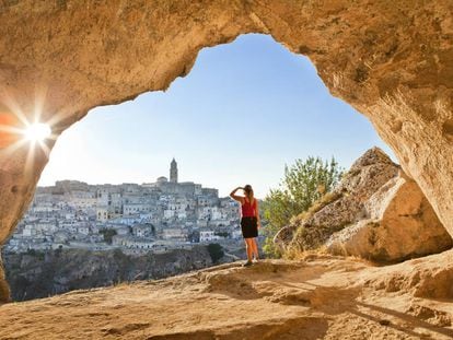 Matera, en la región de Basilicata, al sur de Italia.