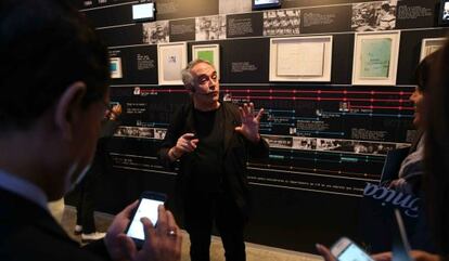 El chef Ferran Adrià inaugura su exposición en Perú.