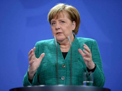 La canciller alemana, Angela Merkel. EFE