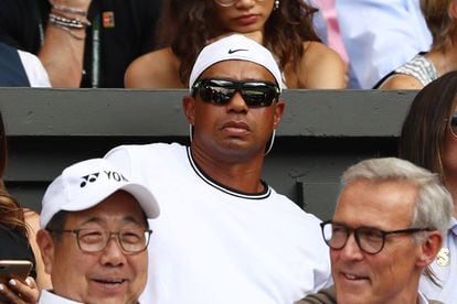 Tiger Woods ha sido otro de los deportistas que se ha dejado ver en el torneo londinense.