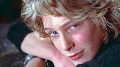 Fotograma de Björn Andrésen en la película El chico más guapo del mundo.