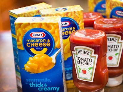 Productos de Kraft y Heinz.