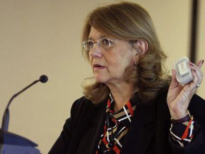 La presidenta de la CNMV, Elvira Rodr&iacute;guez.