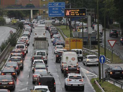 Circulaci&oacute;n lenta hoy en la m-30.