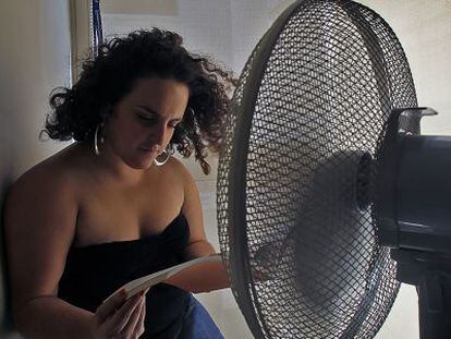 Los ventiladores consumen menos que los aparatos de aire acondicionado.