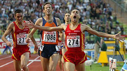 Penti, hace un año, en Múnich, cuando se proclamó campeón europeo de los 3.000 metros obstáculos.