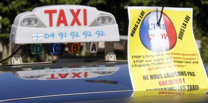 Los taxistas franceses se encuentran en conflicto constante con Uber