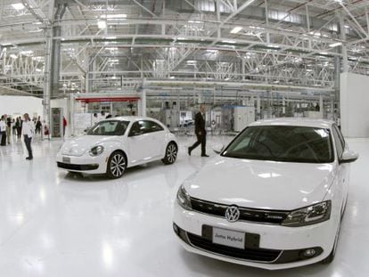 La fábrica de Volkswagen en Guanajuato (México).