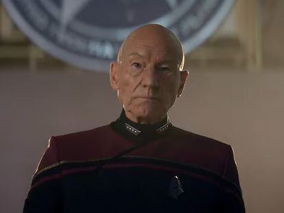 El actor Patrick Stewart, en la nueva temporada de 'Star Trek: Picard', que no llega hasta 2022.