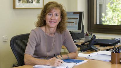 Margarita Delgado, en su despacho en el Banco de España, en una foto sin datar. 