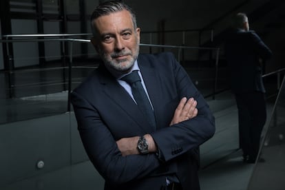 Enrique López, consejero de Justicia en funciones y número 4 en las listas del Partido Popular a la comunidad de Madrid, la semana pasada.