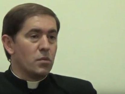 &Oacute;scar Turri&oacute;n, en una entrevista tras haber sido nombrado rector de los Legionarios de Cristo.