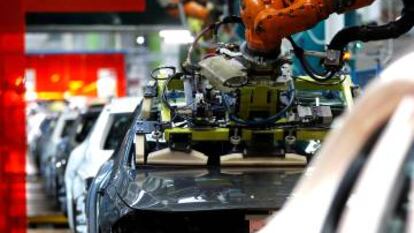 Fábrica de Mercedes Benz en Rastatt (Alemania).