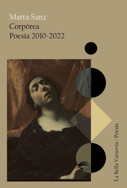 Portada de 'Corpórea. Poesía 2012-2022', de Marta Sanz. EDITORIAL LA BELLA VARSOVIA POESÍA