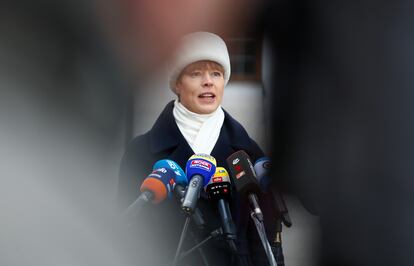 La presidenta de Estonia, Kersti Kaljulaid.