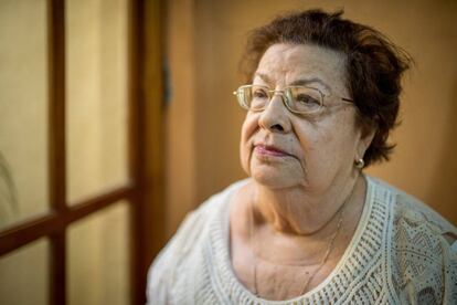 Vilma Núñez en su oficina del CENIDH.