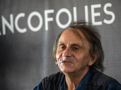 El escritor Michel Houellebecq, en la edición de 2019 del festival de música francés Francofolies.