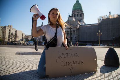 Nicole Becker, de 19 años, activista argentina.