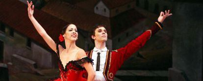 Anette Delgado y Daniel Hernández en una escena del 'Don Quijote'.