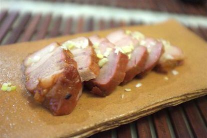 Cha - Shu: cerdo marinado y asado. Para hacerse un bocadillo.