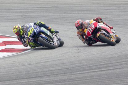 El duel entre Márquez i Rossi