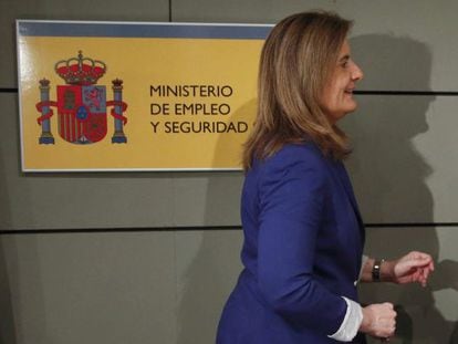 El ministra de Empleo y Seguridad Social, Fátima Báñez