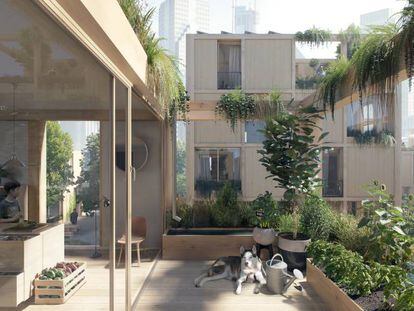 Imagen del proyecto de Ikea The Urban Village Project, que recrea la casa del futuro.