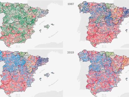 Buscador | Qué se ha votado en España en todas las elecciones locales desde 1979, municipio a municipio