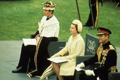 Investidura del Príncipe Carlos en 1969.