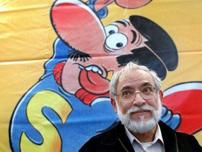 &quot;Jan&quot;, Juan L&oacute;pez Fern&aacute;ndez, creador de SuperL&oacute;pez, en el Sal&oacute;n del C&oacute;mic de Barcelona, en una imagen de archivo