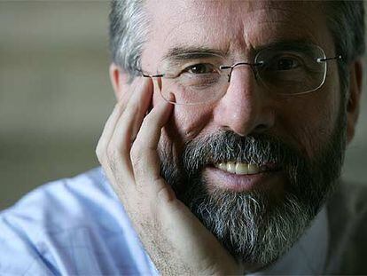 El líder del Sinn Fein, Gerry Adams.