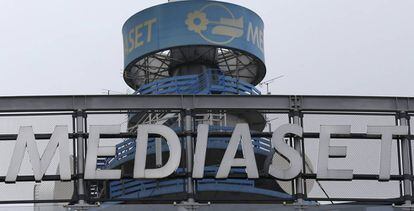 Vista de la central de Mediaset en Milán.