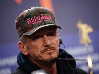Sean Penn, durante la rueda de prensa de este sábado en la Berlinale.