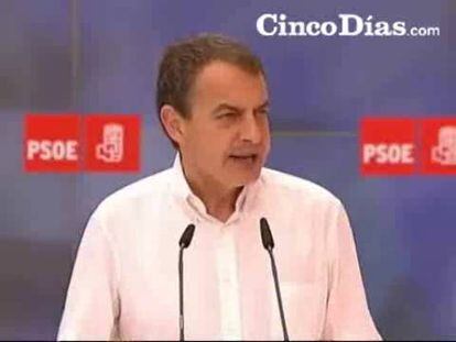 Zapatero:"Ni cambio, ni bandazo"