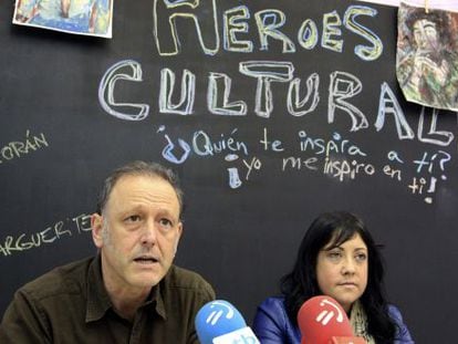 Roberto Uriarte y Asun Merinero de Podemos Euskadi