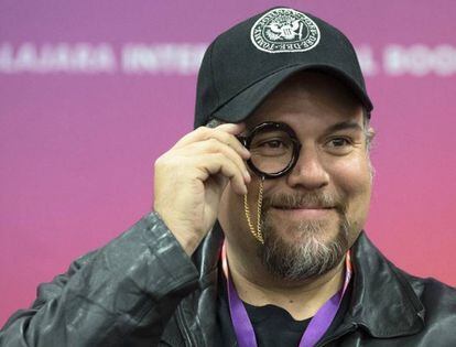Antonio Ortuño en la Feria del Libro de Guadalajara de 2017