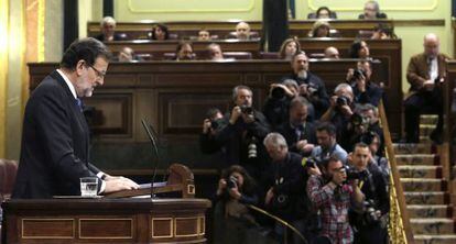 El president de el Gobierno, Mariano Rajoy, aquest dimarts.