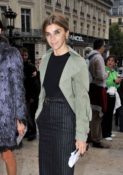 Carine Roitfeld en una imagen de octubre de 2010