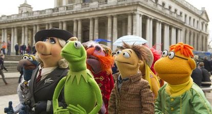 Algunos de los muñecos que protagonizan 'El tour de los Muppets'.