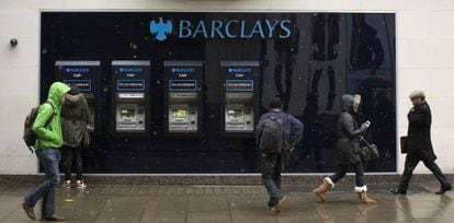 Cajeros de Barclays en Londres