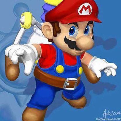 El fontanero Mario es el protagonista del videojuego <i>Super Mario Bros</i>, obra de Shigeru Miyamoto.