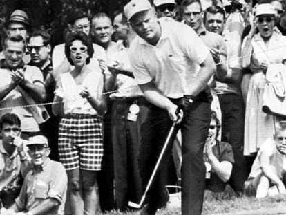 Jack Nicklaus, en la World Series de Golf en 1962.