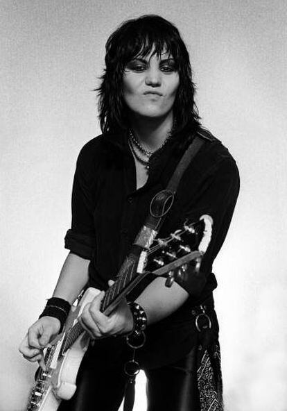 Joan Jett en Nueva York en 1981, un año después de publicar 'Do you wanna touch me (Oh Yeah)', el tema que ha inspirado 'Oh Yeah!', de Green Day.