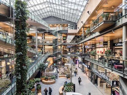 El centro comercial Sellon, en Helsinki, Finlandia, en 2022.