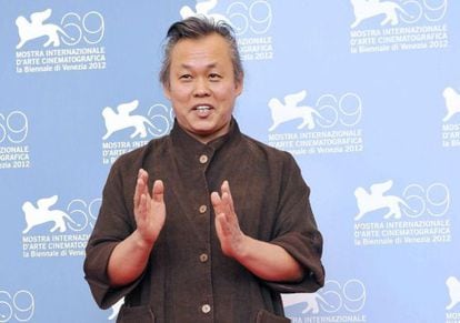 El director surcoreano Kim Ki-duk, antes de la proyección de 'Piedad'.