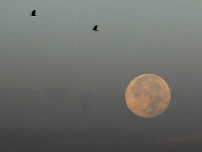 Vista de la la Superluna. 