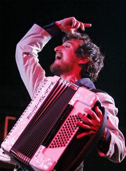 Nacho Mastretta, en el concierto de ayer en la sala Galileo.